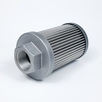 Фильтр всасывающий погружной SF064B100GR090V-CS ОМТ, 1", 45 л/мин, 90 мкм, клапан 0.25 бар, алюминиевая крышка
