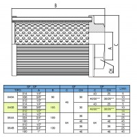Фильтр всасывающий погружной SP046B012GR090V-CS ОМТ, 1/2", 14 л/мин, 90 мкм, клапан 0.25 бар, пластиковая крышка