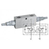 Клапан тормозной  двусторонний VBCD 1/2" DE CC