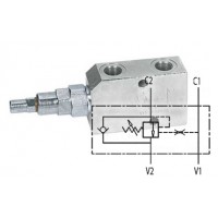 Клапан тормозной односторонний VBCD 1/2" SE