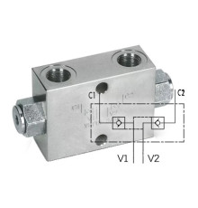 Гидрозамок двусторонний VBPDE 3/4" тип А