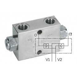 Гидрозамок двусторонний VBPDE 3/4"
