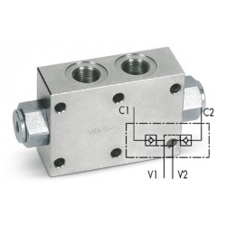 Гидрозамок двусторонний VBPDE FL 3/8" фланцевый