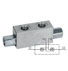 Гидрозамок двусторонний VBPDE 1/2" L