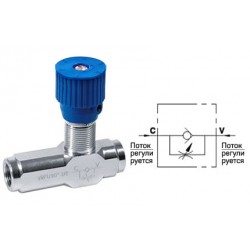 Дроссель с обратным клапаном LА-G25 G1.1/4 (VRFU / STUF)
