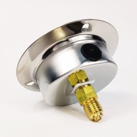 Манометр виброустойчивый WKP1007 (M637PFL0) на 4 бар, ⌀ 63 мм, G 1/4" фланцевый, глицериновый