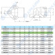Угловой фланец ADP-DRA-3-30-3/8 M6*20 Hydro Pack (Турция)