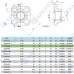 Прямой фланец ADP-EDZA-30-3/8 M6*20 Hydro Pack (Турция)