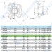 Прямой фланец ADP-EDZA-40-1/2 M6*20 Hydro Pack (Турция)