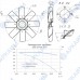 Крыльчатка PAG.400.8-8.P3HR.40°.40.56-4