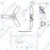 Крыльчатка PAG.450.6-3.P3HR.30°.30.41-3