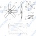 Крыльчатка PAG.500.8-8.P3HR.30°.40.56-4