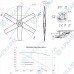 Крыльчатка PAG.600.6-6.P3HR.25°.30.41-3