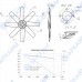 Крыльчатка PAG.600.8-8.P3HR.25°.40.56-4