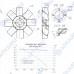 Крыльчатка антистатическая PAGAS.300.8-8.P3HR.42,5°.40.56-4
