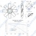 Крыльчатка антистатическая PAGAS.400.8-8.P3HR.40°.40.56-4