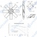 Крыльчатка антистатическая PAGAS.450.8-8.P3HR.35°.40.56-4