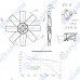 Крыльчатка антистатическая PAGAS.450.8-8.P3HR.30°.40.56-4