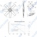 Крыльчатка антистатическая PAGAS.600.8-8.P3HR.25°.40.56-4