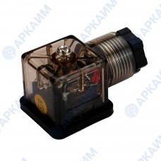 Разъём электрический (коннектор DIN 43650) для ВЕ6, ВЕ10, Z50, Z80