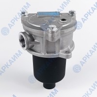 Сливной фильтр OMTF091С25NA 1/2 BSP, 25 мкм, с предохранительным клапаном, аналог OMT (Китай)