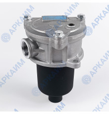 Сливной фильтр OMTF091С25NA 1/2 BSP, 25 мкм, с предохранительным клапаном, аналог OMT (Китай)