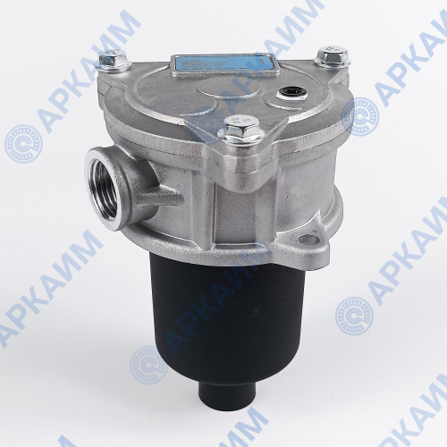 Сливной фильтр OMTF091С25NA 1/2 BSP, 25 мкм, с предохранительным клапаном, аналог OMT (Китай)