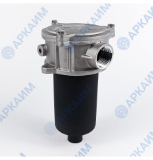 Сливной фильтр OMTF112F25NA2 OMT 1 BSP, 25 мкм, с предохранительным клапаном, аналог OMT (Китай)