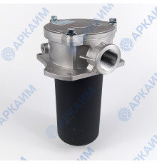 Сливной фильтр OMTF171F25NA1 OMT 1 1/4 BSP, 25 мкм, с предохранительным клапаном, аналог OMT (Китай)