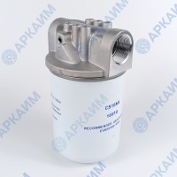 Фильтр всасывающий OMTI10ANR OMT 1 1/4", 10 мкм c перепускным клапаном на 1.7 бар, аналог OMT (Китай)