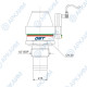 Индикатор загрязненности DR800 1/2 BSP 8 бар для фильтров серий HMM, HPM OMT (Италия)