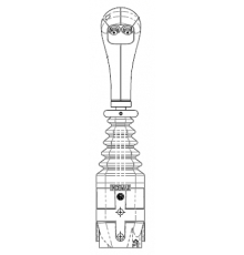 Джойстик тросового управления ID-3369 с двумя кнопками Indemar