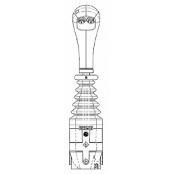 Джойстик тросового управления ID-3356 с одной кнопкой Indemar