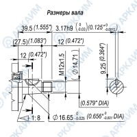 Гидронасос EG2-G-04-STO-T80-ЕЕ4-D-0-0 2 гр, 4.2 см3, до 16.8 л/мин, 1:8 Ø17,4, Ø13 М6-Ø30, правое вращение