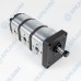 Гидронасос EG2-G-11-11-6-STO-T80-ЕЕ5-EE5-EE4-D-0-0 3-х секционный тандемный [11.1] + [11.1] + [6.1] см3, 2 гр, 1:8 Ø14,7, 2 х Ø19 М8 Ø40 - Ø13 М6 Ø30, правое вращение