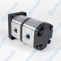 Гидронасос EG2-G-11-11-STO-T80-GG5-GG5-D-0-0 2-х секционный тандемный [11.1] + [11.1] см3, 2 гр, 1:8 Ø14,7, 3/4-3/4, правое вращение