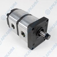 Гидронасос EG2-G-11-11-STO-T80-GG5-GG5-D-0-0 2-х секционный тандемный [11.1] + [11.1] см3, 2 гр, 1:8 Ø14,7, 3/4-3/4, правое вращение