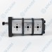 Гидронасос EG2-G-11-4-4-STO-T80-ЕЕ5-EE4-EE4-D-0-0 3-х секционный тандемный [11.1] + [4.2] + [4.2] см3, 2 гр, 1:8 Ø14,7, Ø19 М8 Ø40 - 2 х Ø13 М6 Ø30, правое вращение