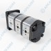 Гидронасос EG2-G-11-4-4-STO-T80-ЕЕ5-EE4-EE4-D-0-0 3-х секционный тандемный [11.1] + [4.2] + [4.2] см3, 2 гр, 1:8 Ø14,7, Ø19 М8 Ø40 - 2 х Ø13 М6 Ø30, правое вращение