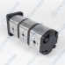 Гидронасос EG2-G-11-11-6-STO-T80-ЕЕ5-EE5-EE4-D-0-0 3-х секционный тандемный [11.1] + [11.1] + [6.1] см3, 2 гр, 1:8 Ø14,7, 2 х Ø19 М8 Ø30 - Ø13 М6 Ø30, правое вращение