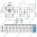 Гидронасос EG2-G-26-STO-T80-EE5-D-0-0 2 гр, 26.1 см3, до 65,2 л/мин, 1:8 Ø14,7, Ø19 М8 Ø40 - Ø13 М6 Ø30, правое вращение