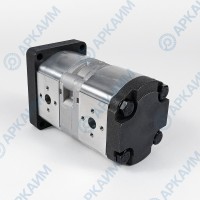 Гидронасос EG2-G-4-4-STO-T80-ЕЕ4-EE4-D-0-0 2-х секционный тандемный [4.2] + [4.2] см3, 2 гр, 1:8 Ø14,7, Ø13 М6 Ø30 - Ø13 М6 Ø30, правое вращение