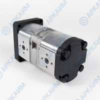 Гидронасос EG2-G-6-6-STO-T80-ЕЕ4-EE4-D-0-0 2-х секционный тандемный [6.1] + [6.1] см3, 2 гр, 1:8 Ø14,7, Ø13 М6 Ø30 - Ø13 М6 Ø30, правое вращение