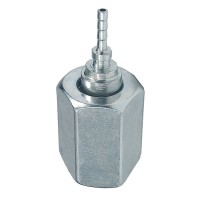 Фитинг под манометр прямой G 1/4", для рукава 2 мм Фитинг под манометр прямой G 1/4", для рукава 2 мм