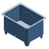 Гидравлический бак HPWST 40 C250 / 40 л / крышка с вырезами под колокол ⌀ 250 мм и горловину