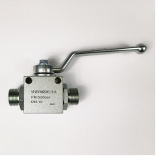 Кран шаровый двухходовой VH2V-M20x1.5 HFD резьба M20x1.5 до 500 бар