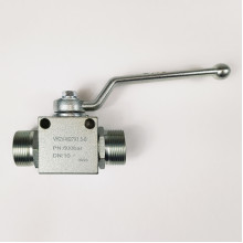 Кран шаровый двухходовой VH2V-M27x1.5 HFD резьба M27x1.5 до 500 бар