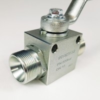 Кран шаровый двухходовой VH2V-M27x1.5 HFD резьба M27x1.5 до 500 бар. Кран шаровый двухходовой VH2V-M27x1.5 HFD резьба M27x1.5 до 500 бар.