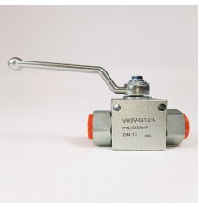 Кран шаровый трехходовой VH3V-G1/2-L HFD резьба G1/2" до 500 бар тип L