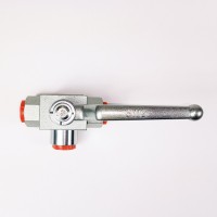 Кран шаровый трехходовой VH3V-G1/2-L HFD резьба G1/2" до 500 бар тип L